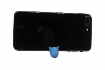 Hippo keychain & phone stand - Albastru [1]