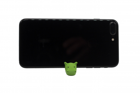 Hippo keychain & phone stand - Verde [1]