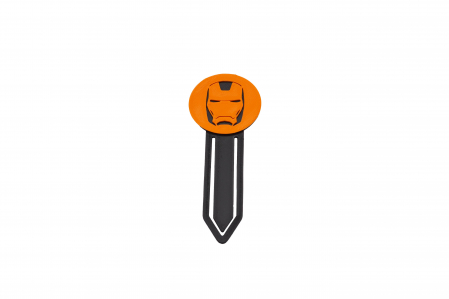 Iron Man bookmark - orange [1]