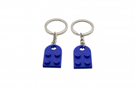 Lego couple keychain - albastru inchis [1]