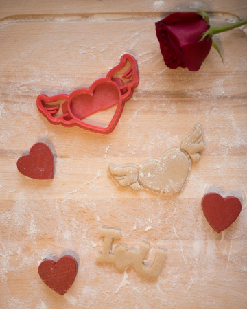 Valentine's day cookie cutter - Fly Heart [1]