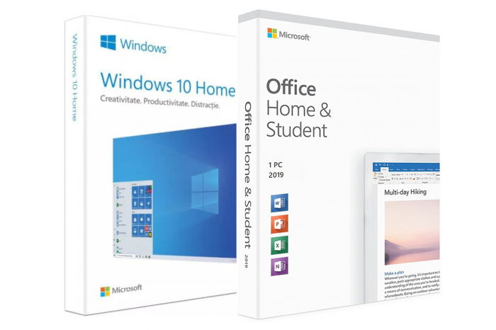 Pachet pentru acasa:  Windows 10 Home + Office Home and Student 2019 [1]