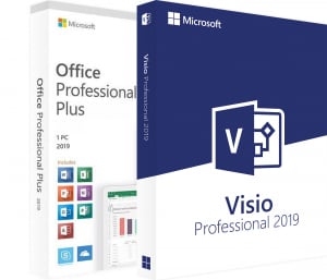 Office - Pachet : Office 2019 Pro + Visio Professional 2019 retail