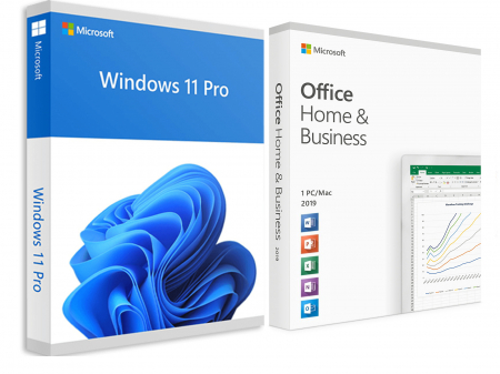 Pachete Software - Pachet Business: Windows 11 Pro + Office 2019 Home and Business Win/MAC licențe electronice