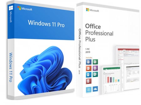 Pachete Software - Pachet PRO: Windows 11 Pro + Office 2019 Professional Plus