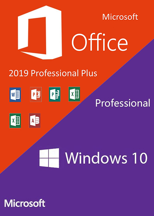 Pachet Retail Windows 10 Pro Office 2019 Professional Plus
