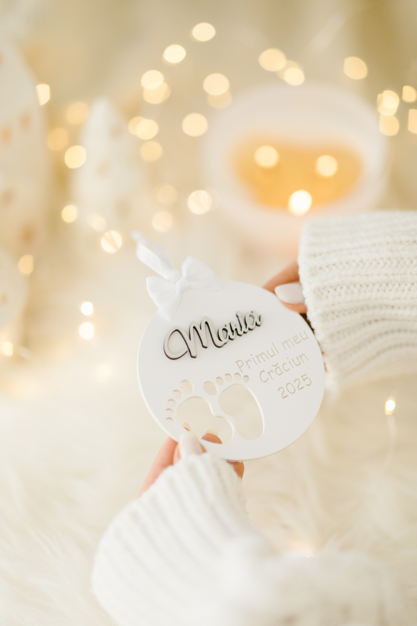 Glob personalizat " Primul meu Craciun " 2025 [3]
