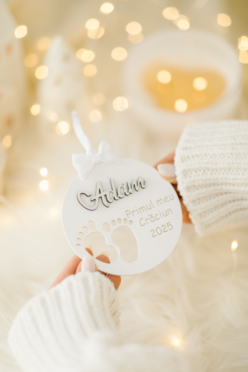 Glob personalizat " Primul meu Craciun " 2025 [6]