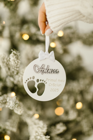 Glob personalizat " Primul meu Craciun " 2025 [3]