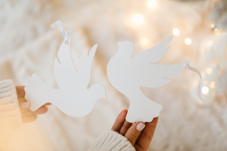 Set 2 turturele albe [5]