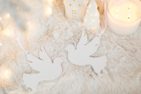 Set 2 turturele albe [4]