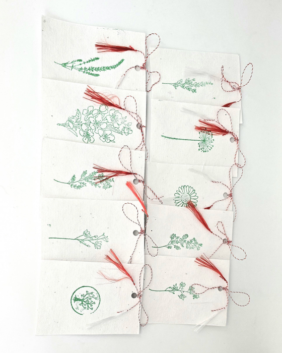 Set 20 Mărțișoare din hârtie plantabilă [2]