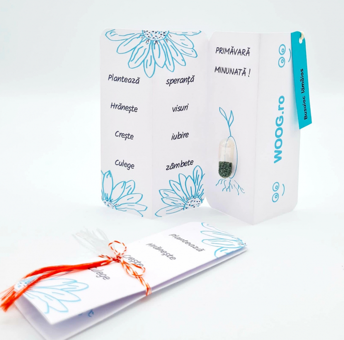 Set 10 mărțișoare plantabile - Plante aromatice [1]