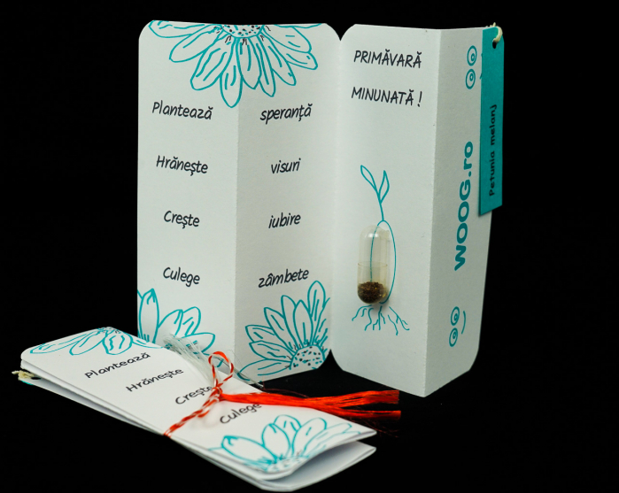 Set 10 mărțișoare plantabile - Plante aromatice [2]