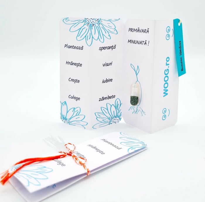 Set 20 mărțișoare plantabile - Flori și plante aromatice [1]