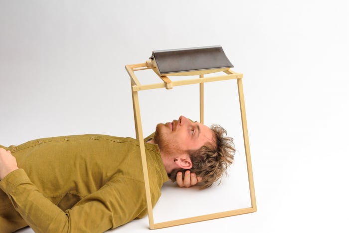 Suport de carte din lemn natur [3]