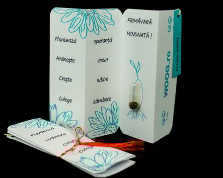 Set 20 mărțișoare plantabile - Flori și plante aromatice [1]