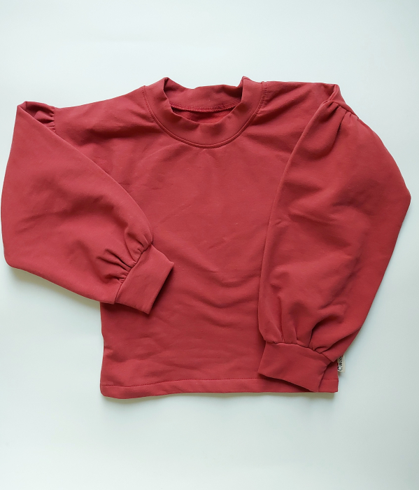 Bluza copii din bumbac organic certificat GOTS, lejera si comoda, grosime 250 g/m2 [5]