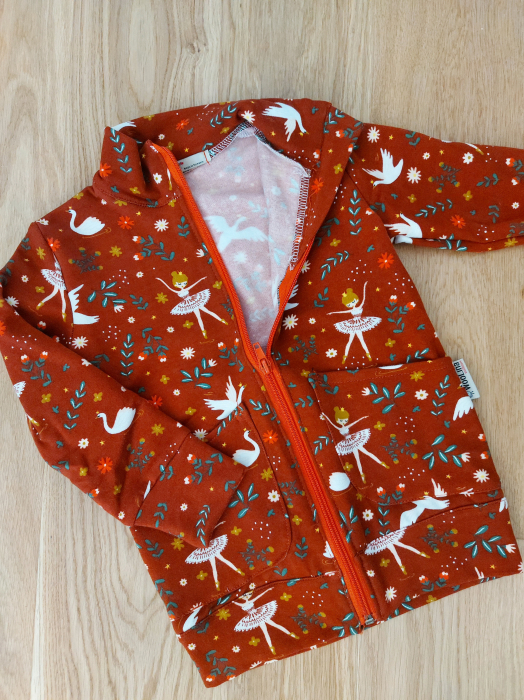 Cardigan + fusta din bumbac organic certificat GOTS [4]