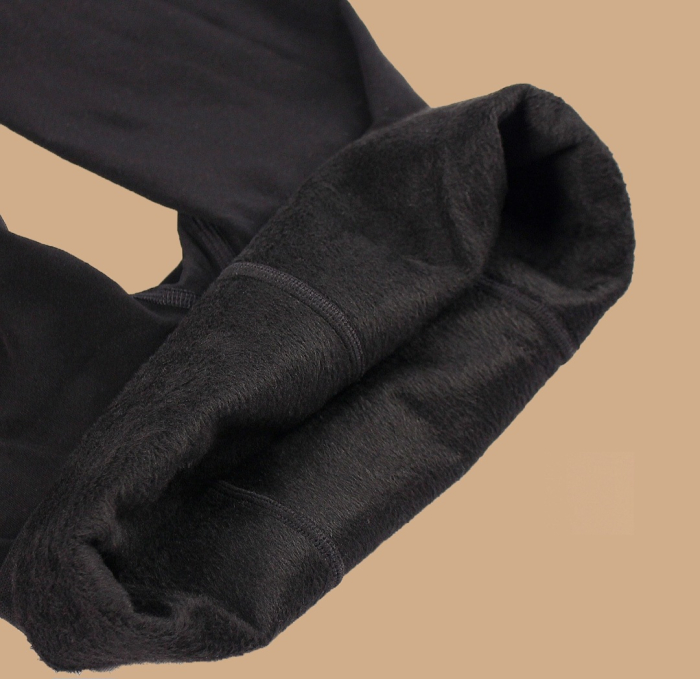 Colant termic flausat DAMĂ, culoare NEGRU [3]