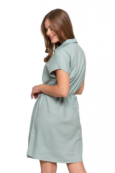 Rochie dama din 55% in, 45% vascoza [4]
