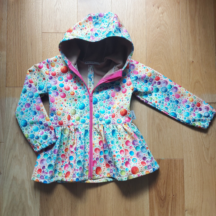 Jachetă copii softshell, impermeabila, grosime 310 g/m2 [3]