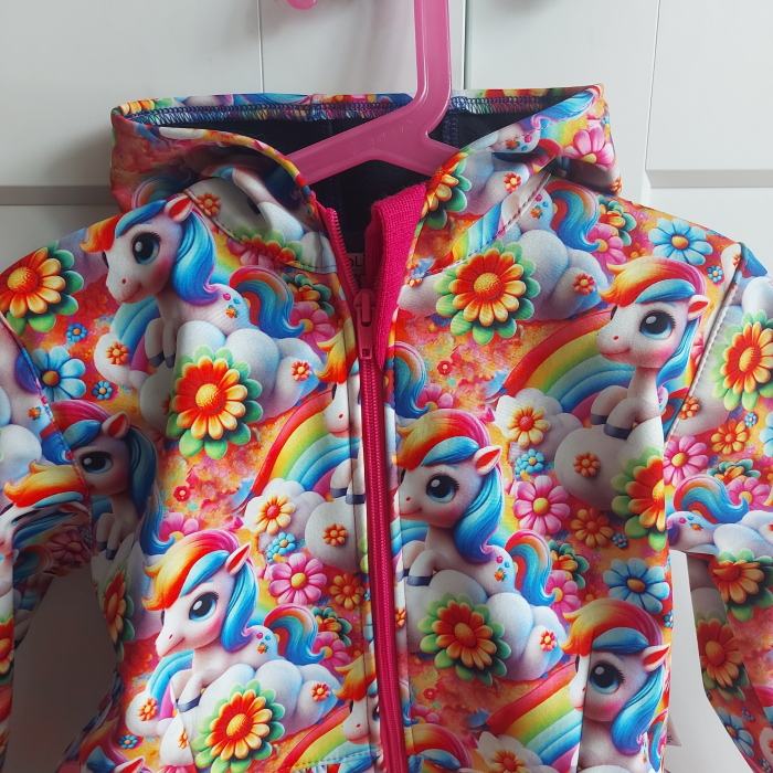 Jachetă copii softshell, impermeabila, grosime 310 g/m2 [3]