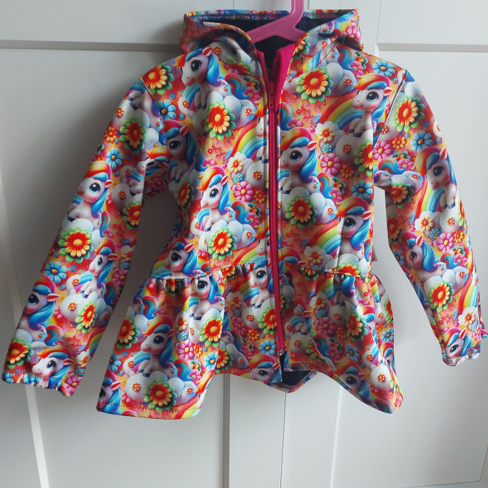 Jachetă copii softshell, impermeabila, grosime 310 g/m2 [4]