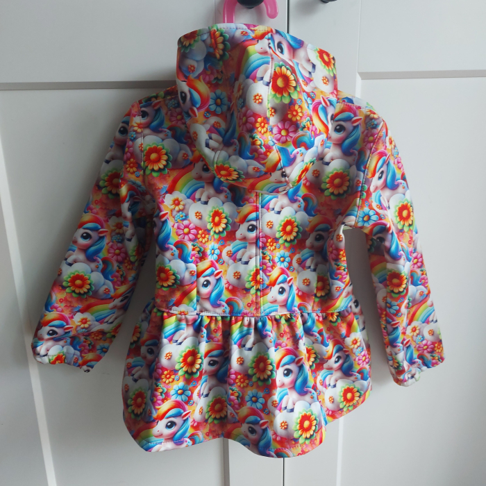 Jachetă copii softshell, impermeabila, grosime 310 g/m2 [2]