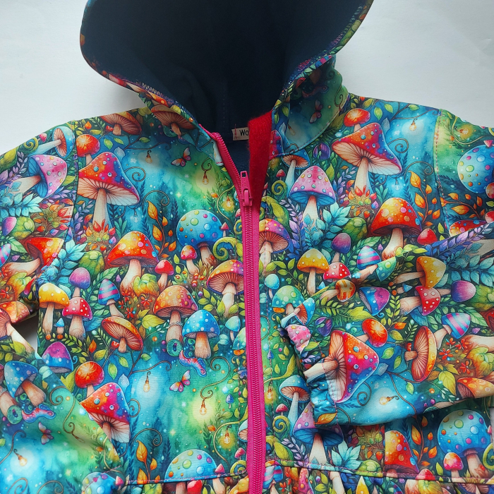 Jachetă copii softshell, impermeabila, grosime 310 g/m2 [5]