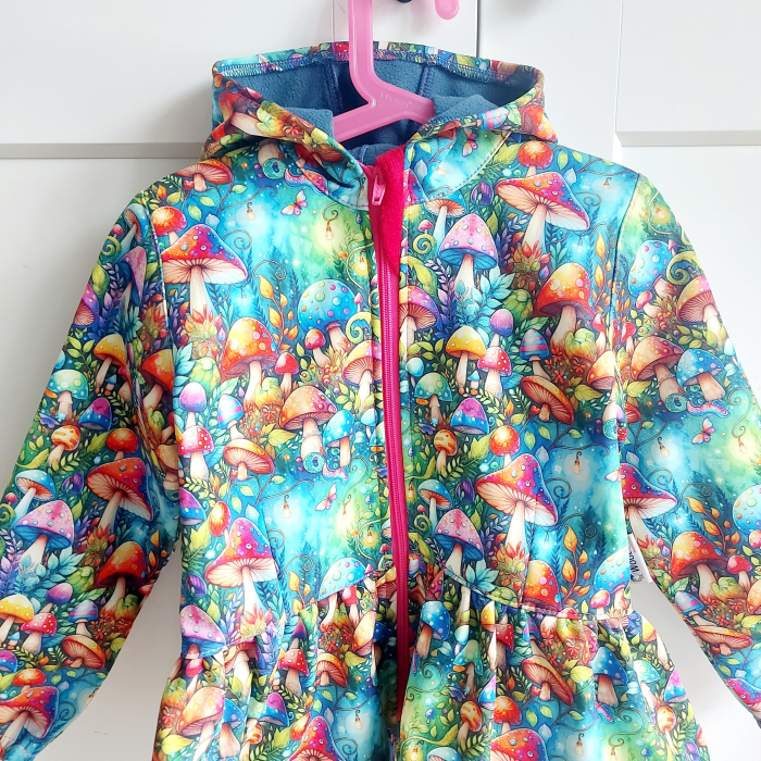 Jachetă copii softshell, impermeabila, grosime 310 g/m2 [2]