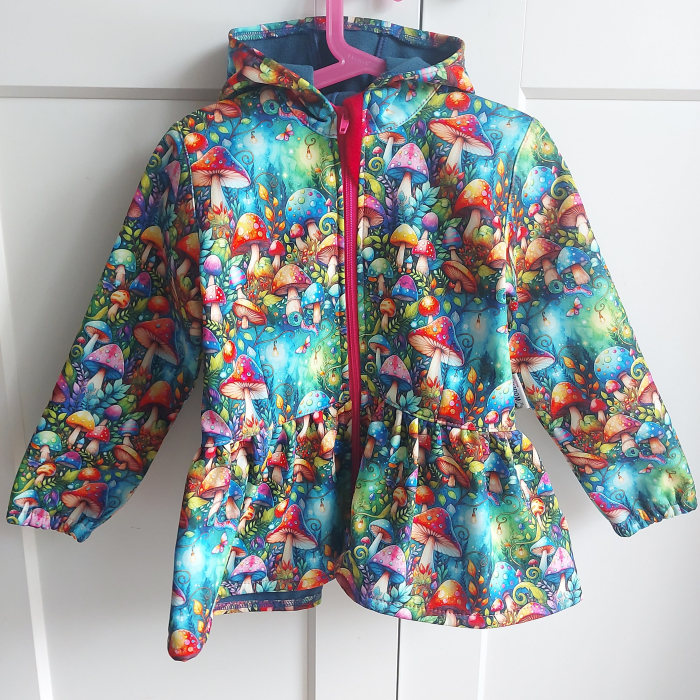 Jachetă copii softshell, impermeabila, grosime 310 g/m2 [3]