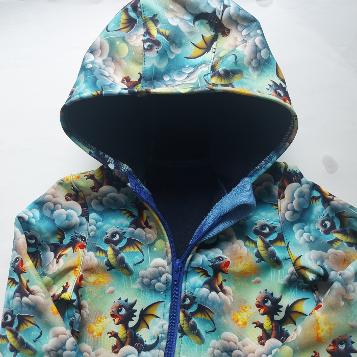 Overall copii softshell, impermeabila, grosime 310 g/m2 [5]