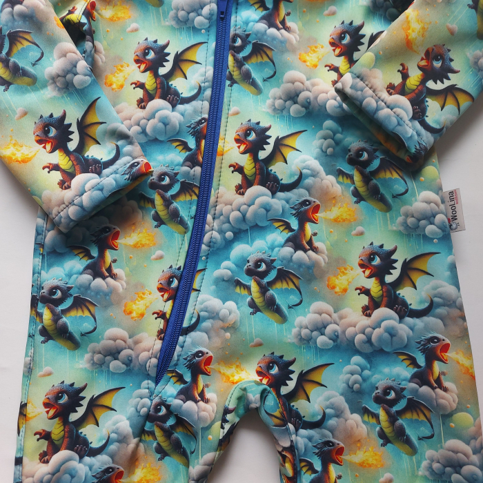 Overall copii softshell, impermeabila, grosime 310 g/m2 [4]