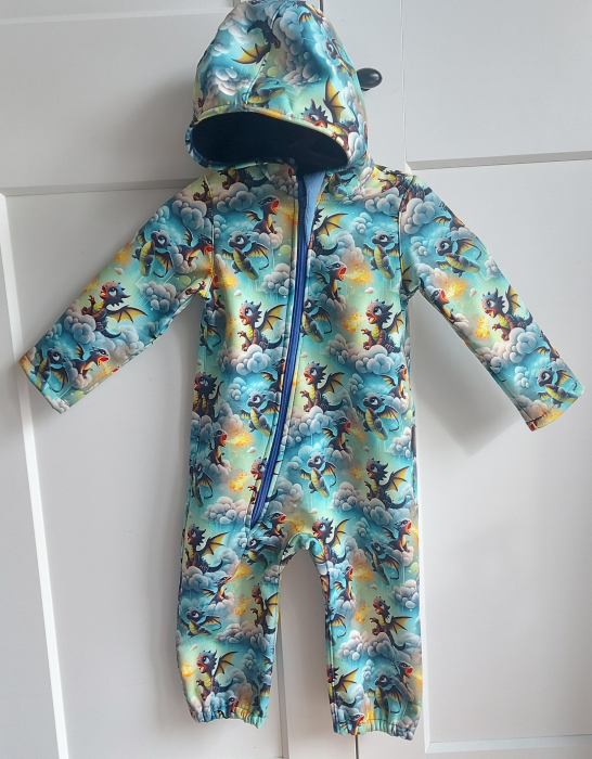 Overall copii softshell, impermeabila, grosime 310 g/m2 [6]