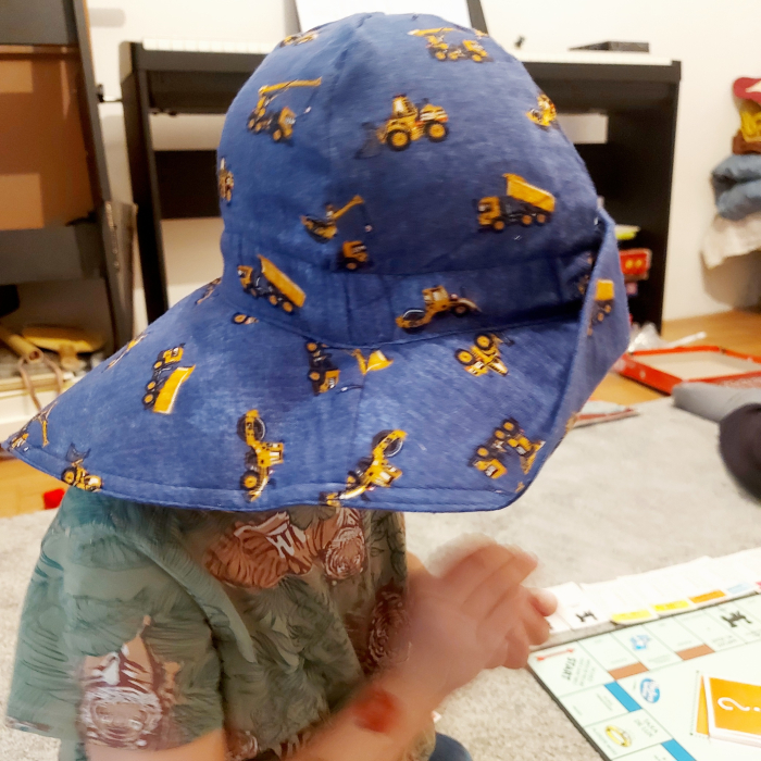 Palarie soare copii muselina [3]