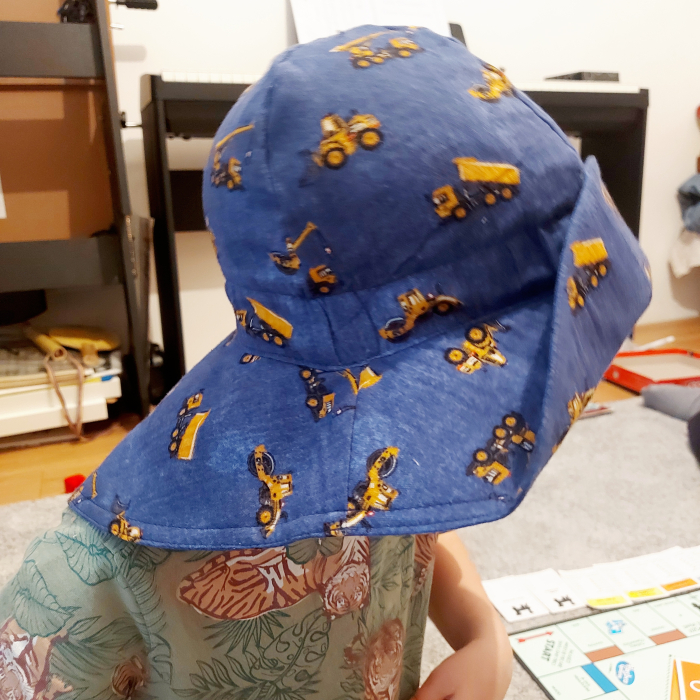 Palarie soare copii muselina [2]