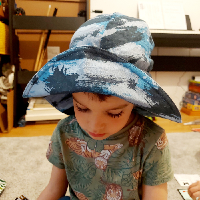 Palarie soare copii muselina [2]