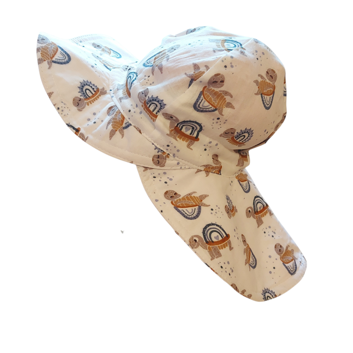 Palarie soare copii muselina, cu cozoroc [3]