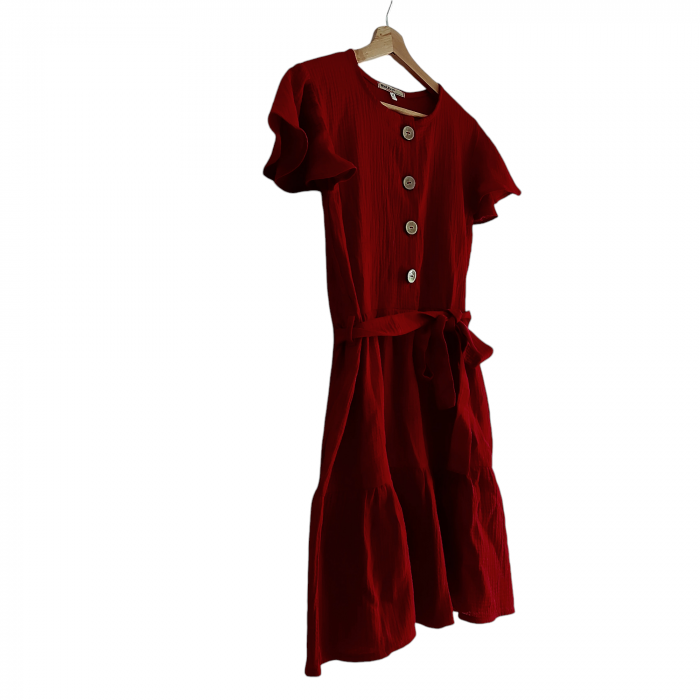 Rochie damă din muselină de bumbac certificat Oeko Tex [2]