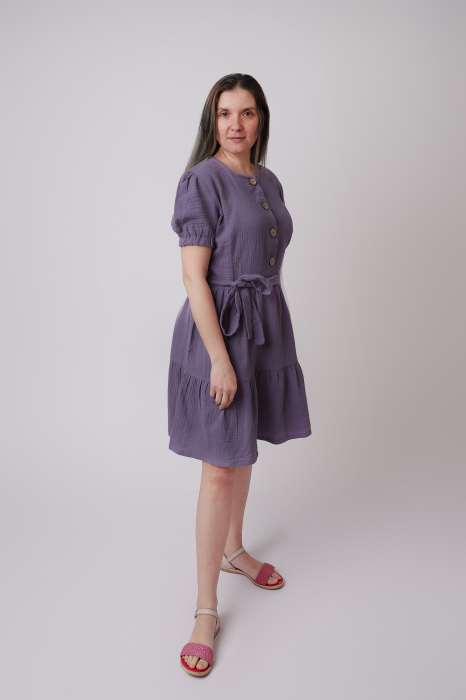 Rochie damă din muselină de bumbac certificat Oeko Tex [3]