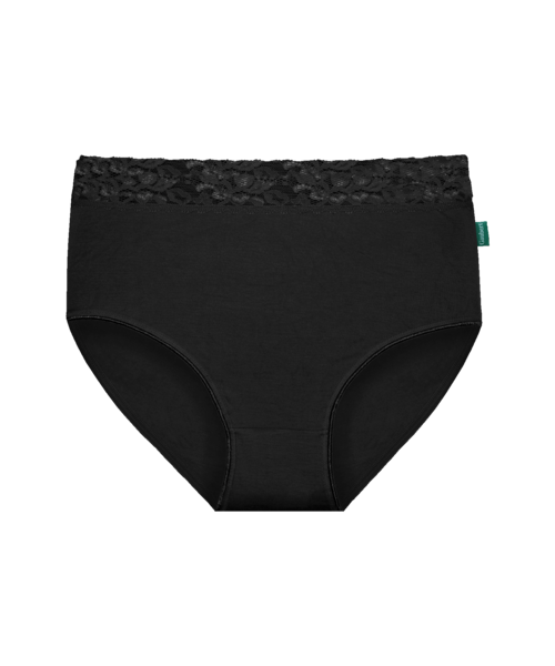 Set 5 Chiloți Bambus DAMĂ talie INALTA, cu dantela [7]