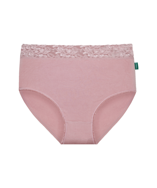 Set 5 Chiloți Bambus DAMĂ talie INALTA, cu dantela [6]