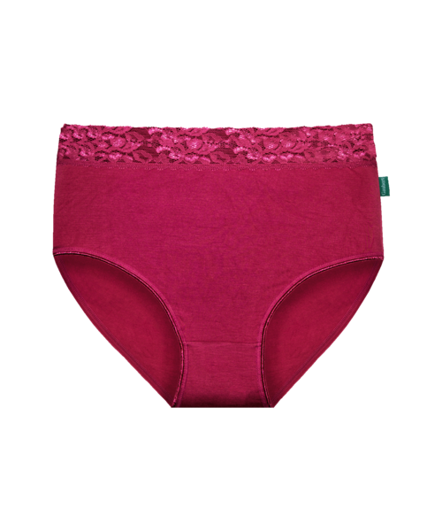 Set 5 Chiloți Bambus DAMĂ talie INALTA, cu dantela [5]