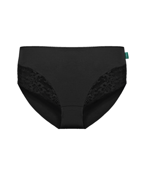 Set 5 Chiloți Bambus DAMĂ talie MEDIE, cu dantela [7]