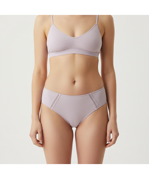 Set 5 Chiloți bumbac organic DAMĂ talie MEDIE [5]