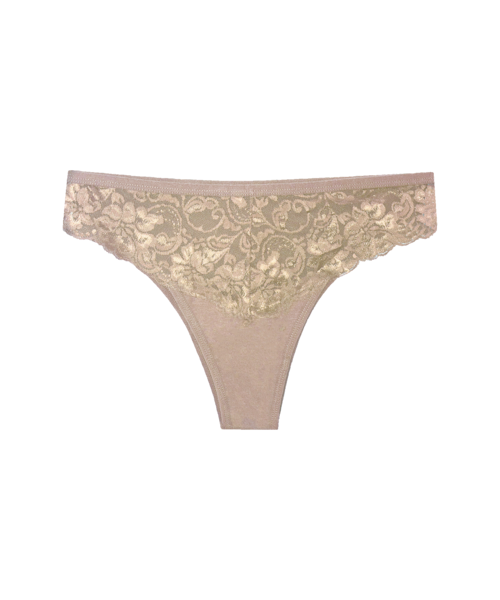 Set 5 Chiloți bumbac organic DAMĂ talie TANGA [6]