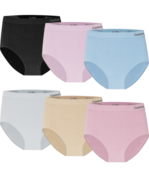 SET 6 chiloți talie INALTA bambus damă  [2]