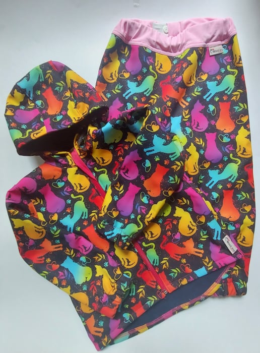 Set jachetă si pantaloni copii softshell, impermeabili, grosime 310 g/m2 [3]