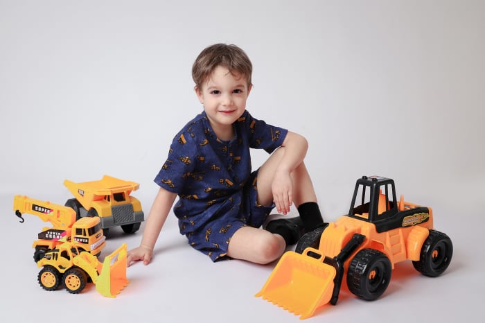 Set tricou și pantaloni scurți muselina certificată Oeko Tex [4]